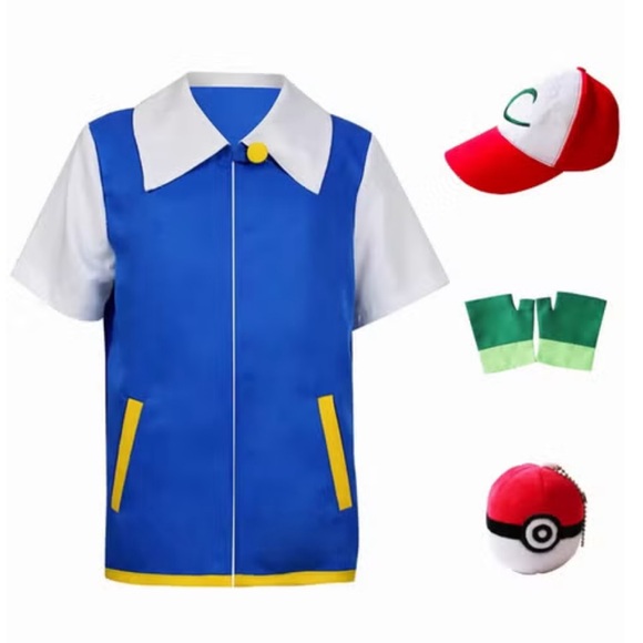 Pokemon Ash Ketchum Costume Kid Monster Trainer - Picture 9 of 10